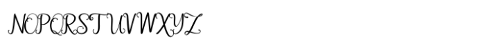 Depita Script Font UPPERCASE