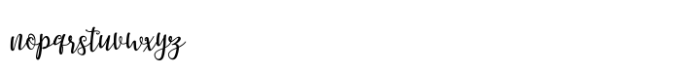 Depita Script Font LOWERCASE