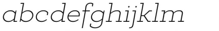 Deposit Pro Extra Light Italic Font LOWERCASE