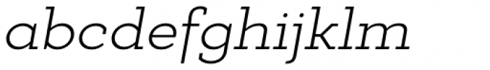 Deposit Pro Light Italic Font LOWERCASE