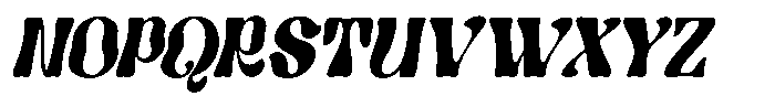Derenis Italic Font LOWERCASE