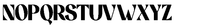 Derenis Regular Font UPPERCASE