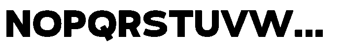 Derusans Black Font UPPERCASE