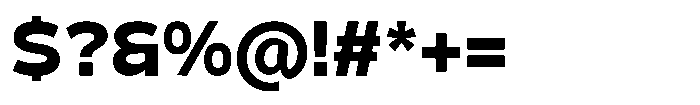 Derusans Extra Bold Font OTHER CHARS