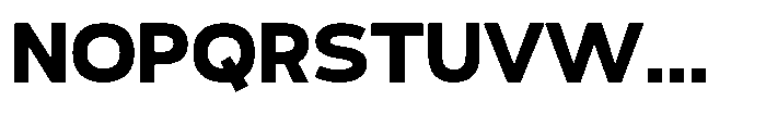 Derusans Extra Bold Font UPPERCASE