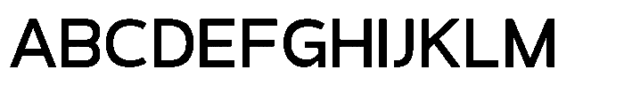 Derusans Medium Font UPPERCASE
