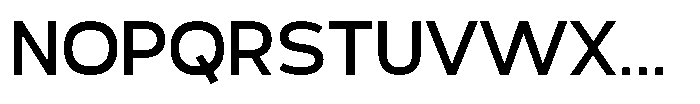 Derusans Medium Font UPPERCASE