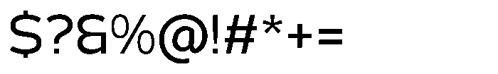 Derusans Regular Font OTHER CHARS