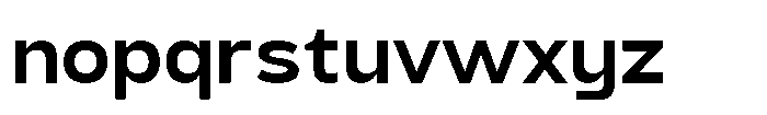 Derusans Semi Bold Font LOWERCASE