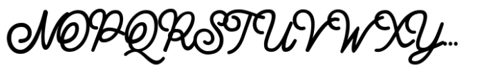 Deserta Script Regular Font UPPERCASE