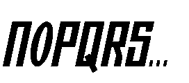 Design Spirit Slant Regular Font LOWERCASE