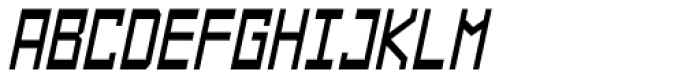 Designator Italic Font UPPERCASE