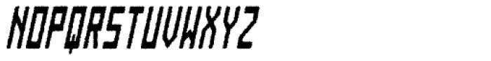 Designator Rough Condensed Italic Font UPPERCASE