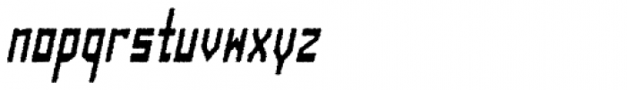 Designator Rough Condensed Italic Font LOWERCASE