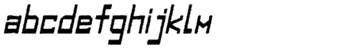 Designator Rough Italic Font LOWERCASE
