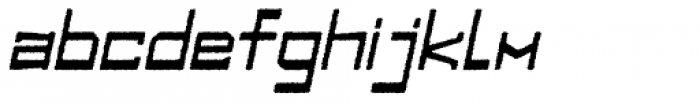 Designator Rough Wide Italic Font LOWERCASE