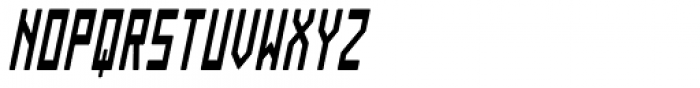 Designator Rounded Condensed Italic Font UPPERCASE