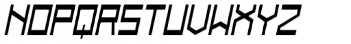 Designator Wide Italic Font UPPERCASE