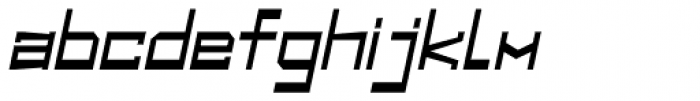 Designator Wide Italic Font LOWERCASE