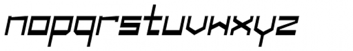 Designator Wide Italic Font LOWERCASE