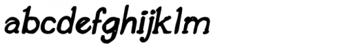 Designer Notes Pro Bold Italic Font LOWERCASE