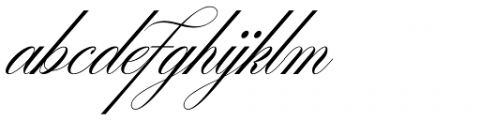 Desirable Calligraphy Regular Font LOWERCASE