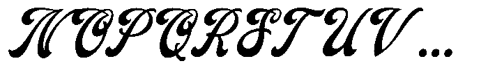 Desire Heaven Script Font UPPERCASE