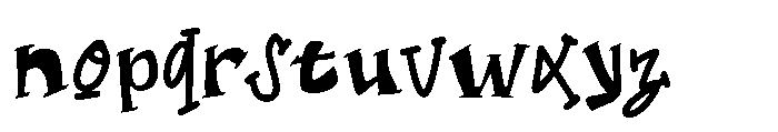 Desire Press Regular Font LOWERCASE