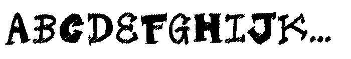 Desire Press Scribble Font UPPERCASE