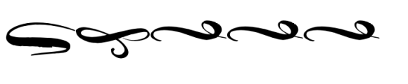 Desired Brush Ornaments Font LOWERCASE