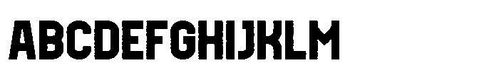 Desmarque Bold Rough Font UPPERCASE