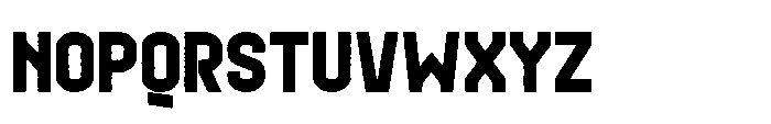 Desmarque Bold Rough Font UPPERCASE
