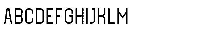 Desmarque Light Rough Font UPPERCASE