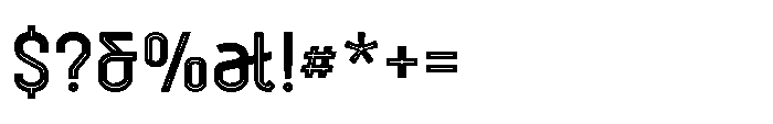 Desmarque Regular-Inline Font OTHER CHARS