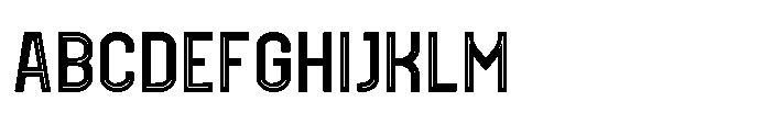 Desmarque Regular-Inline Font UPPERCASE
