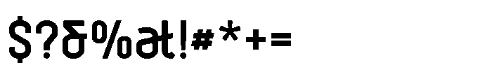 Desmarque Regular Font OTHER CHARS