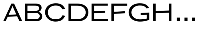 Desphalia Pro Book Expanded Font UPPERCASE