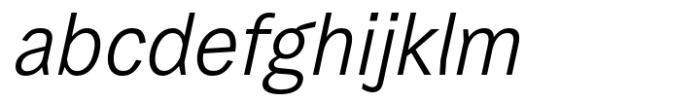 Desphalia Pro Light Oblique Font LOWERCASE