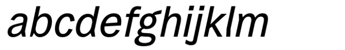 Desphalia Pro Oblique Font LOWERCASE