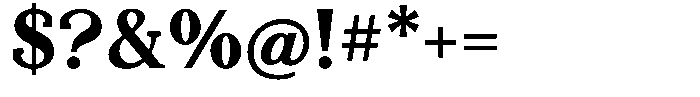 Desrige Font OTHER CHARS