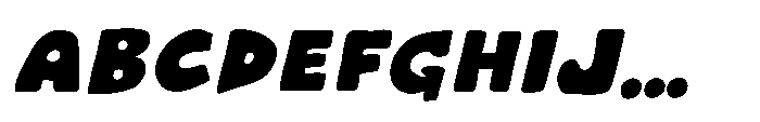 Dessert Better Italic Font UPPERCASE