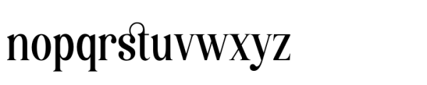 Destiny Gorgeous Regular Font LOWERCASE
