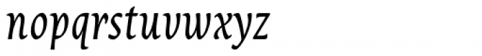 Destra Italic Font LOWERCASE