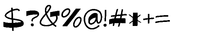 Destraya Font OTHER CHARS