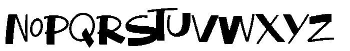 Destraya Font UPPERCASE