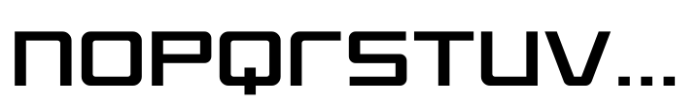 Destrod Font LOWERCASE