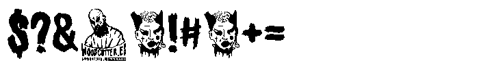 Destroy Yourself Font OTHER CHARS