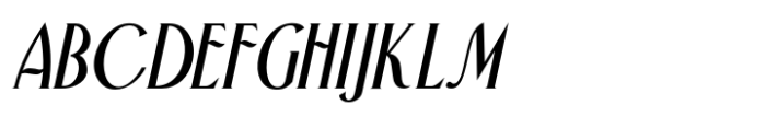 Detective Client JNL Oblique Font UPPERCASE