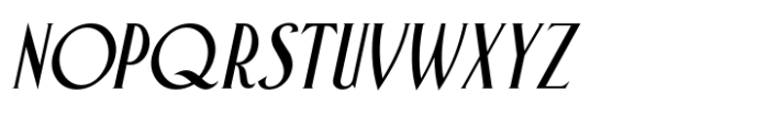 Detective Client JNL Oblique Font LOWERCASE