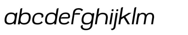 Detori Light Oblique Font LOWERCASE